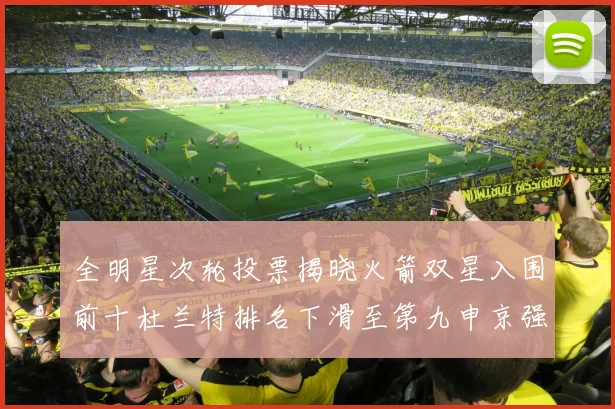 全明星次轮投票揭晓火箭双星入围前十杜兰特排名下滑至第九申京强势晋级第十位